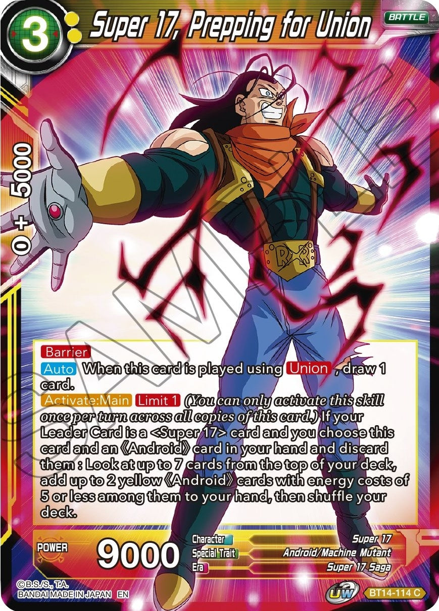 Image for Super 17, Prepping for Union - Dragon Ball Super: Masters