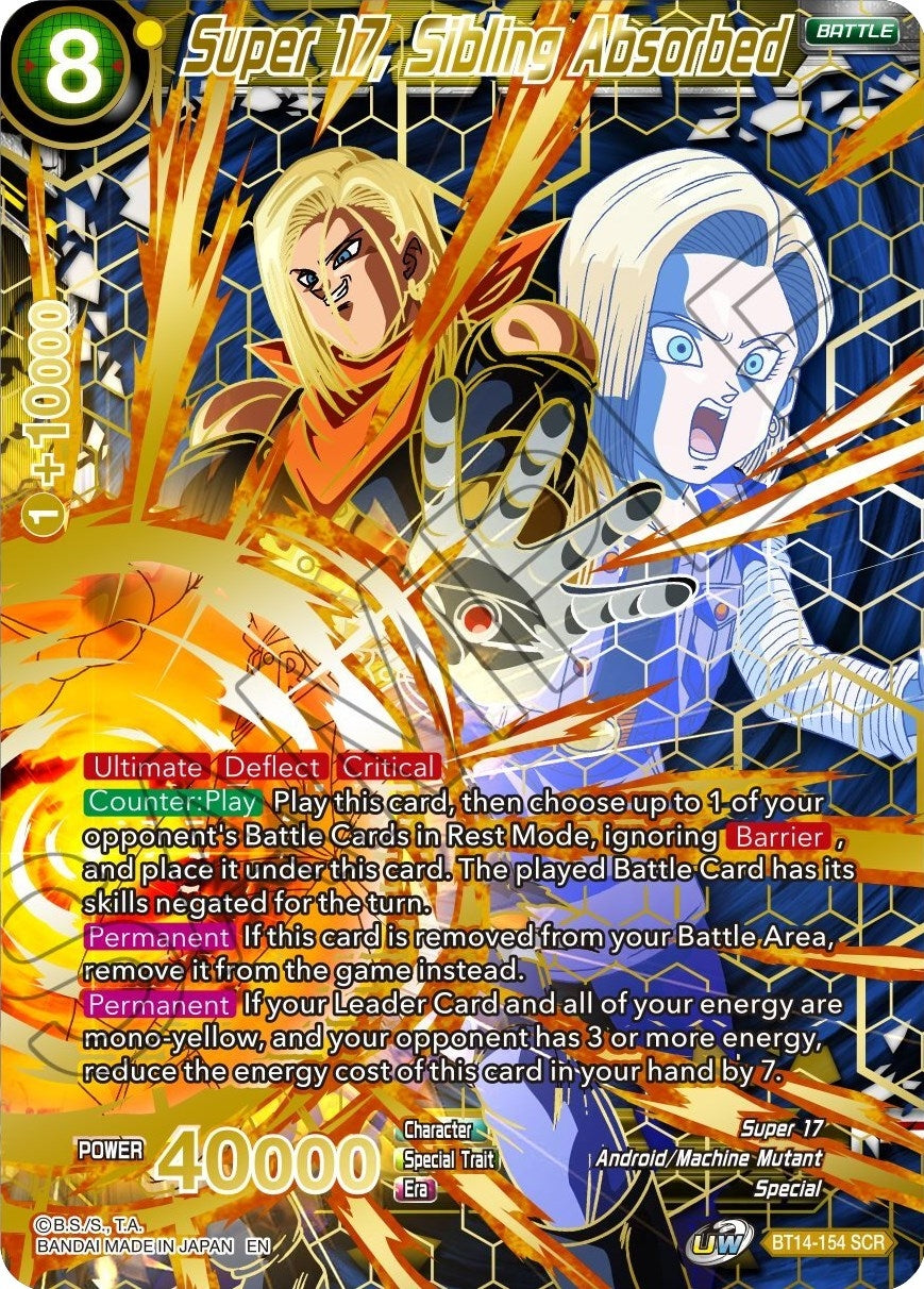 Image for Super 17, Sibling Absorbed - Dragon Ball Super: Masters
