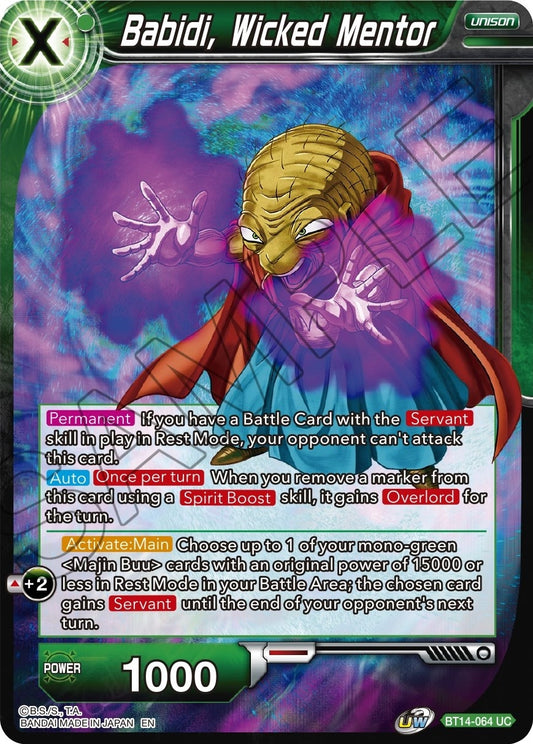 Image for Babidi, Wicked Mentor - Dragon Ball Super: Masters
