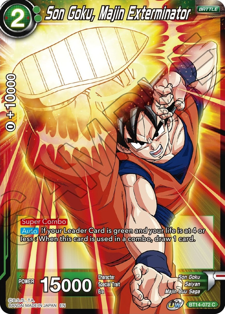 Image for Son Goku, Majin Exterminator - Dragon Ball Super: Masters