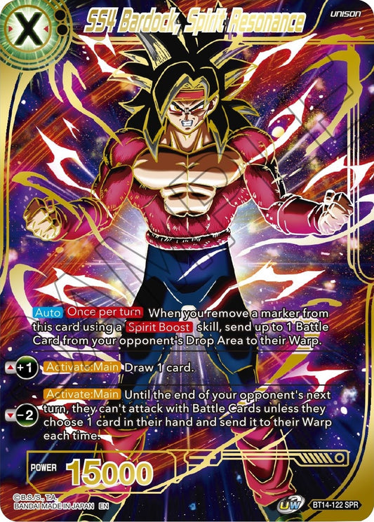 Image for SS4 Bardock, Spirit Resonance (SPR) - Dragon Ball Super: Masters