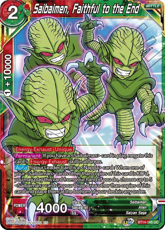 Image for Saibaimen, Faithful to the End - Dragon Ball Super: Masters