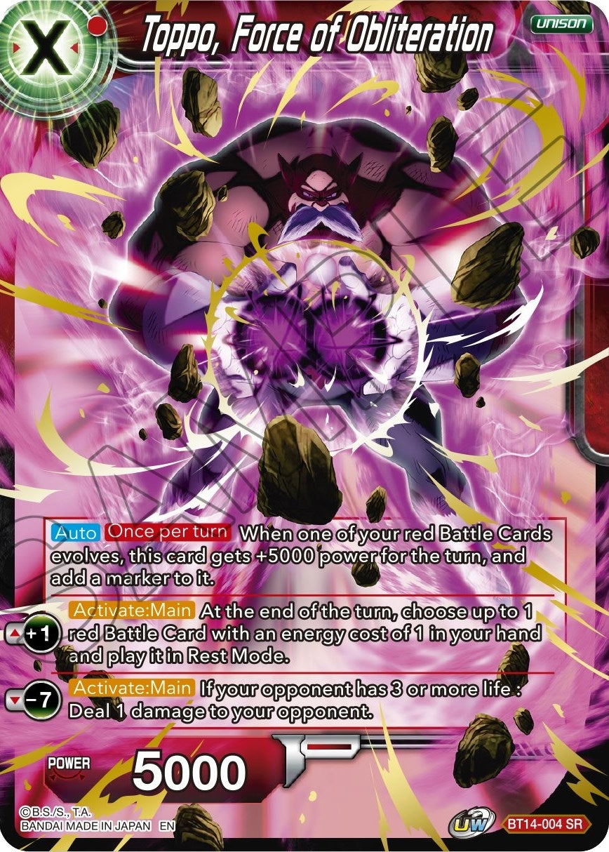 Image for Toppo, Force of Obliteration - Dragon Ball Super: Masters
