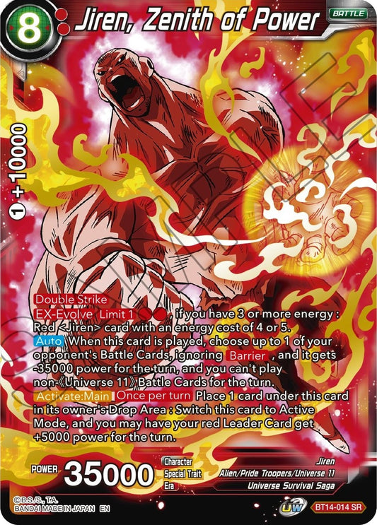 Image for Jiren, Zenith of Power - Dragon Ball Super: Masters