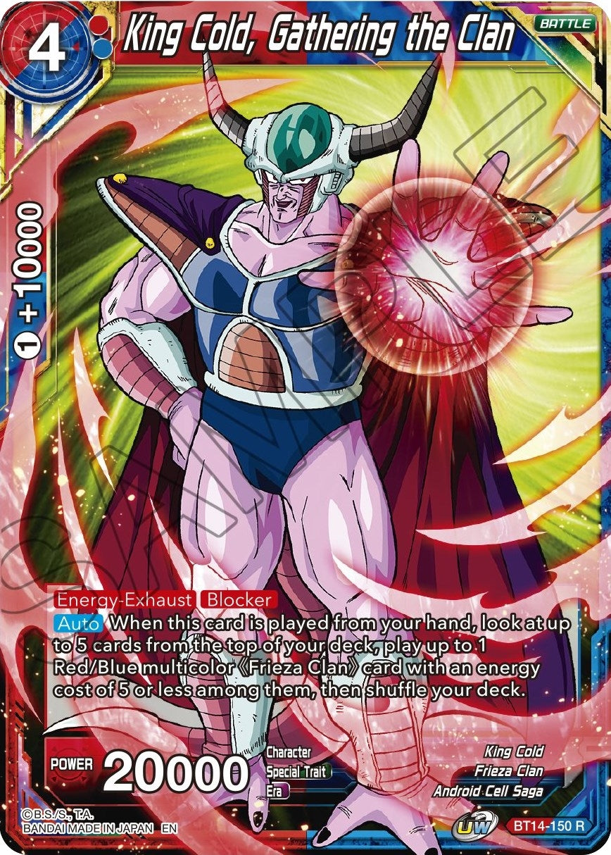 Image for King Cold, Gathering the Clan - Dragon Ball Super: Masters