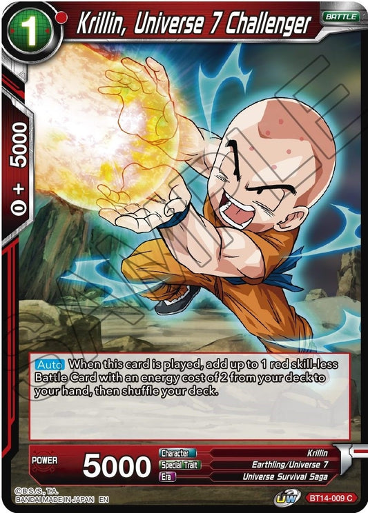Image for Krillin, Universe 7 Challenger - Dragon Ball Super: Masters