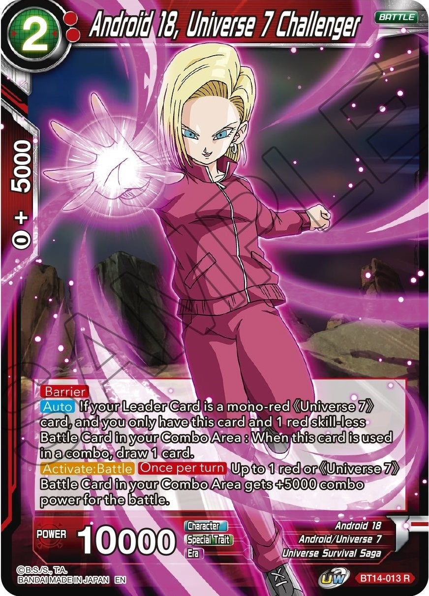 Image for Android 18, Universe 7 Challenger - Dragon Ball Super: Masters
