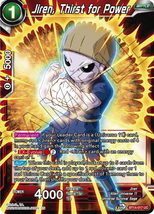 Image for Jiren, Thirst for Power - Dragon Ball Super: Masters