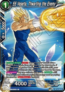 Image for SS Vegeta, Thwarting the Enemy - Dragon Ball Super: Masters