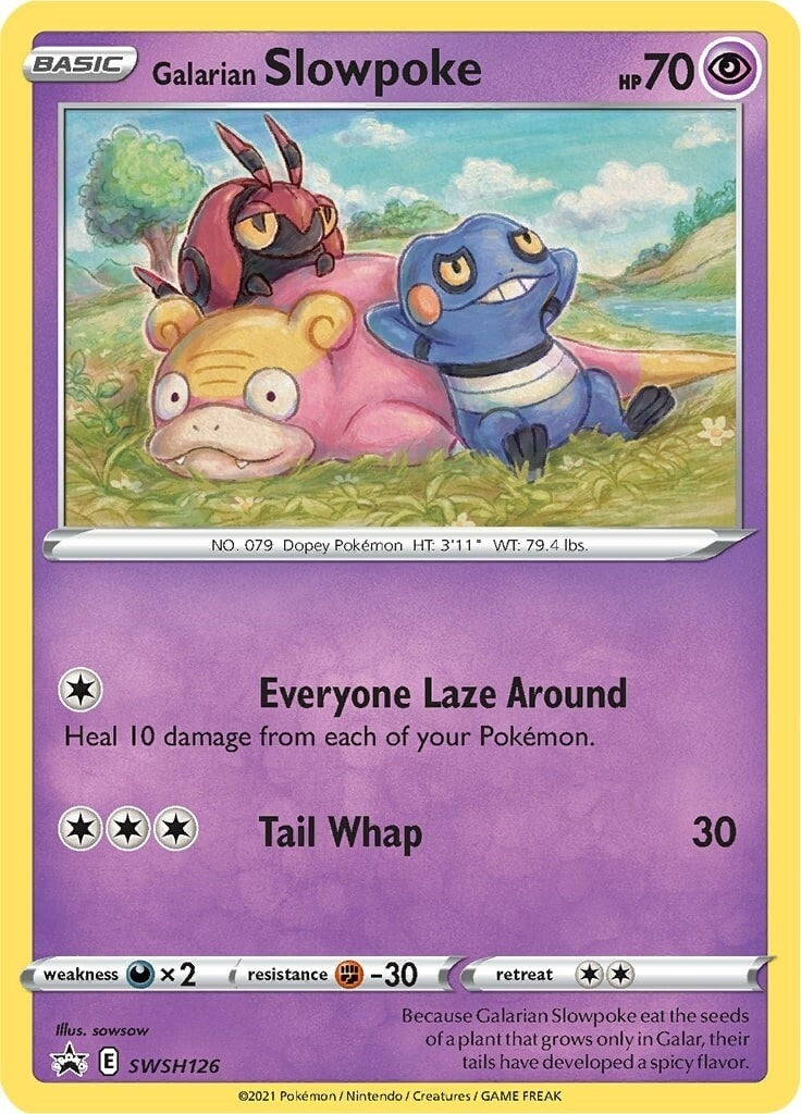 Image for Galarian Slowpoke - SWSH126 - Pokemon