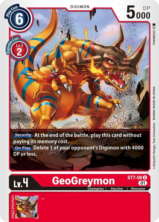 Image for GeoGreymon - Digimon Card Game