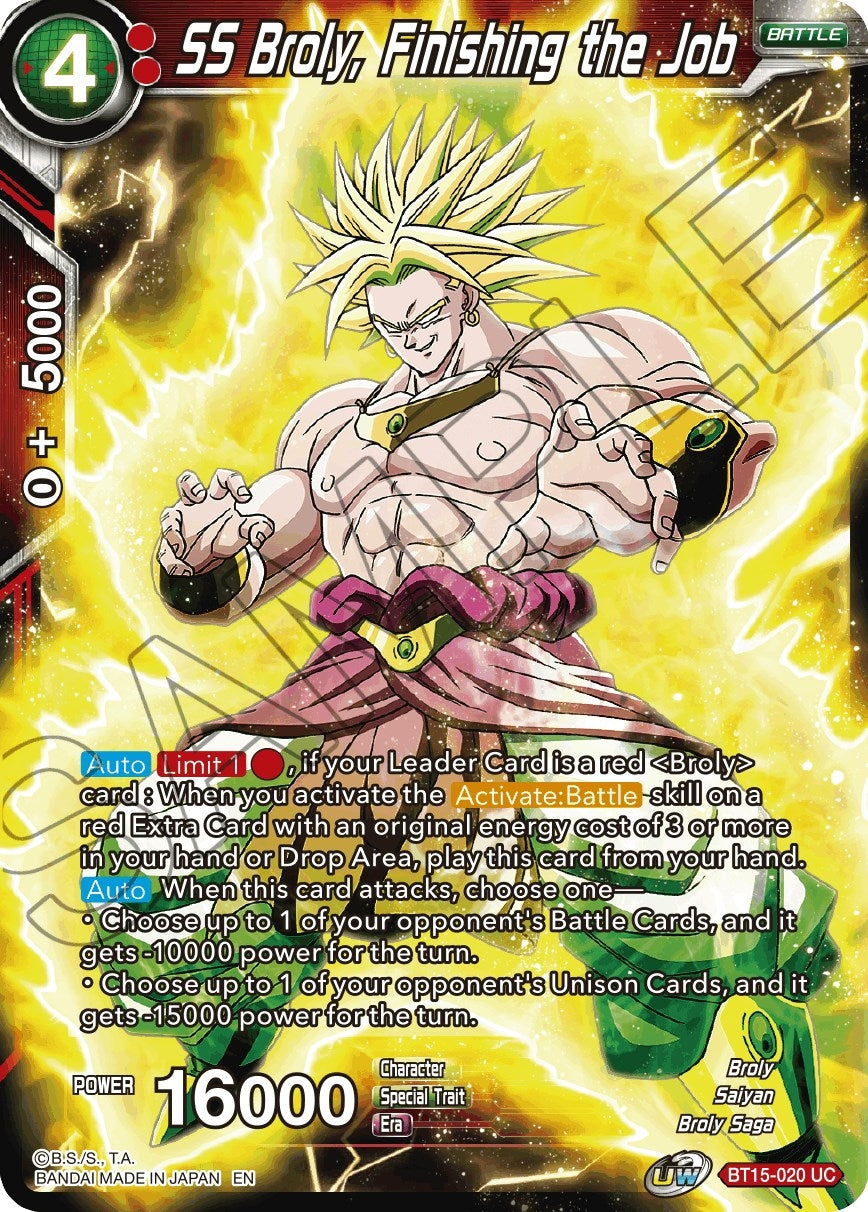 Image for SS Broly, Finishing the Job - Dragon Ball Super: Masters