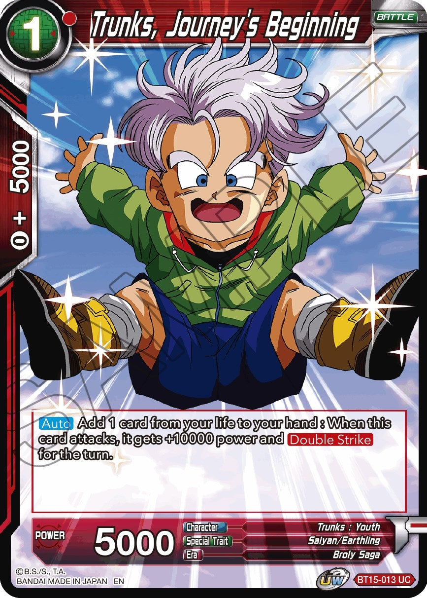 Image for Trunks, Journey's Beginning - Dragon Ball Super: Masters