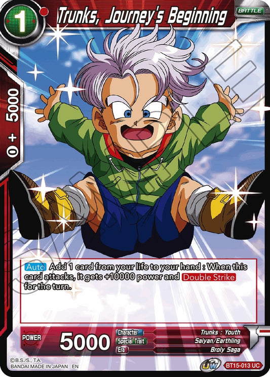 Image for Trunks, Journey's Beginning - Dragon Ball Super: Masters