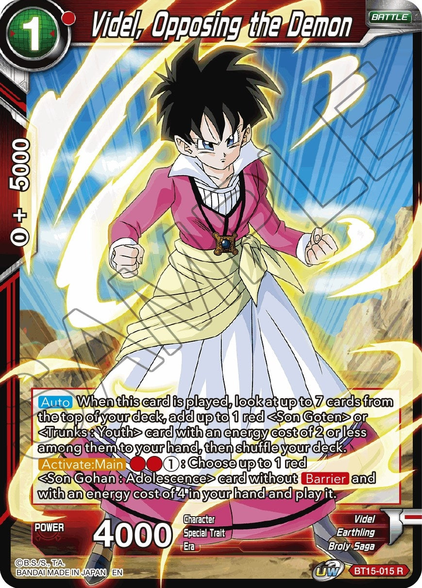 Image for Videl, Opposing the Demon - Dragon Ball Super: Masters