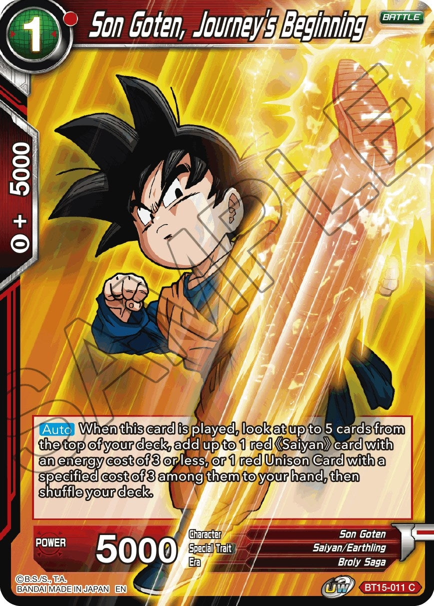 Image for Son Goten, Journey's Beginning - Dragon Ball Super: Masters