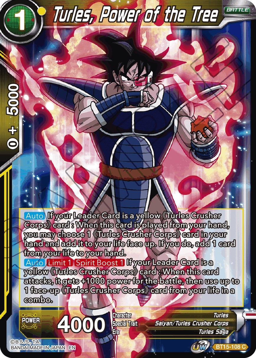 Image for Turles, Power of the Tree - Dragon Ball Super: Masters