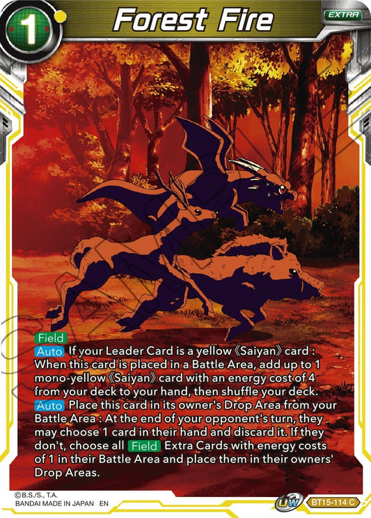 Image for Forest Fire - Dragon Ball Super: Masters