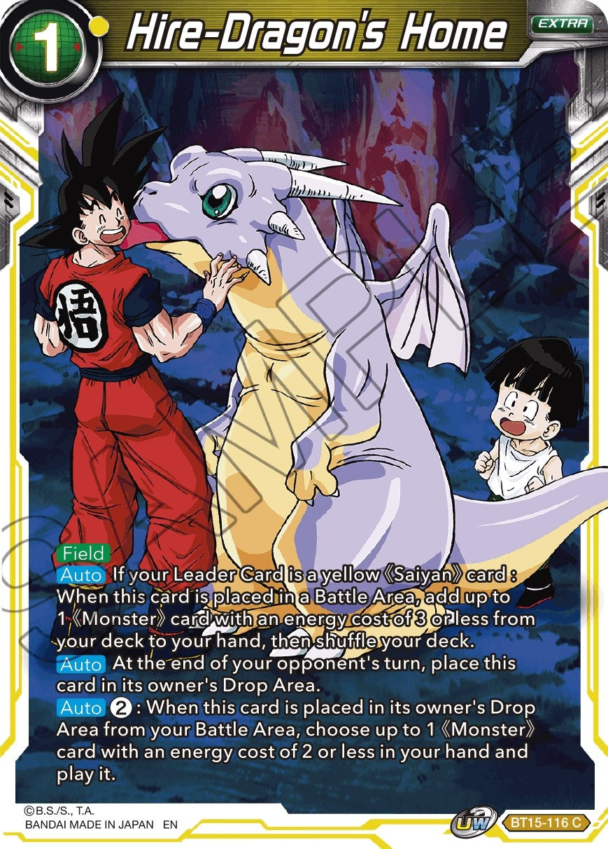 Image for Hire-Dragon's Home - Dragon Ball Super: Masters