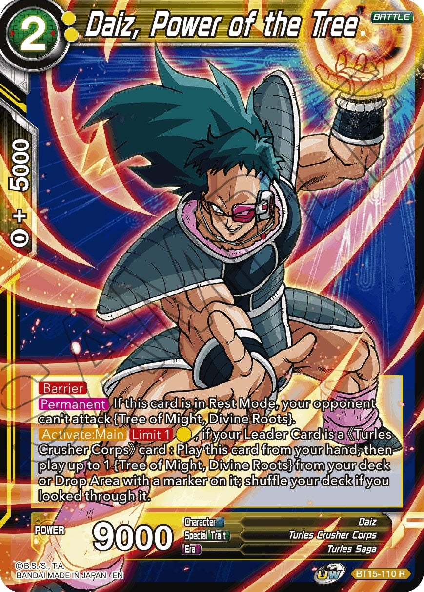 Image for Daiz, Power of the Tree - Dragon Ball Super: Masters