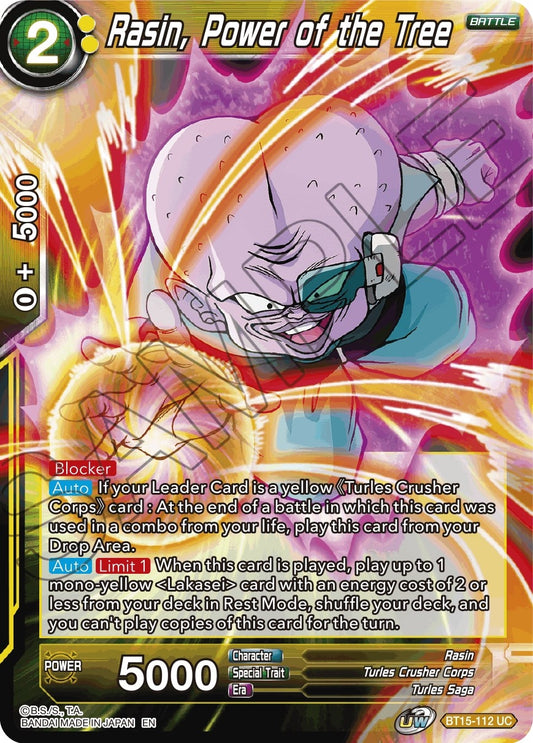 Image for Rasin, Power of the Tree - Dragon Ball Super: Masters