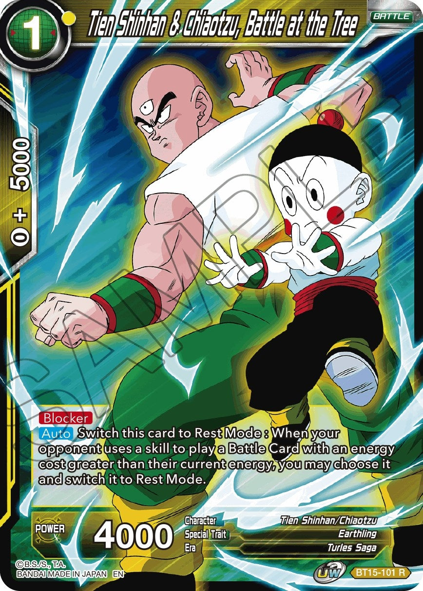 Image for Tien Shinhan & Chiaotzu, Battle at the Tree - Dragon Ball Super: Masters