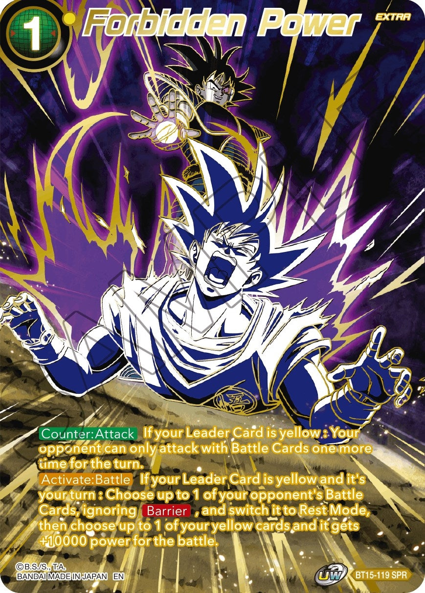 Image for Forbidden Power (SPR) - Dragon Ball Super: Masters