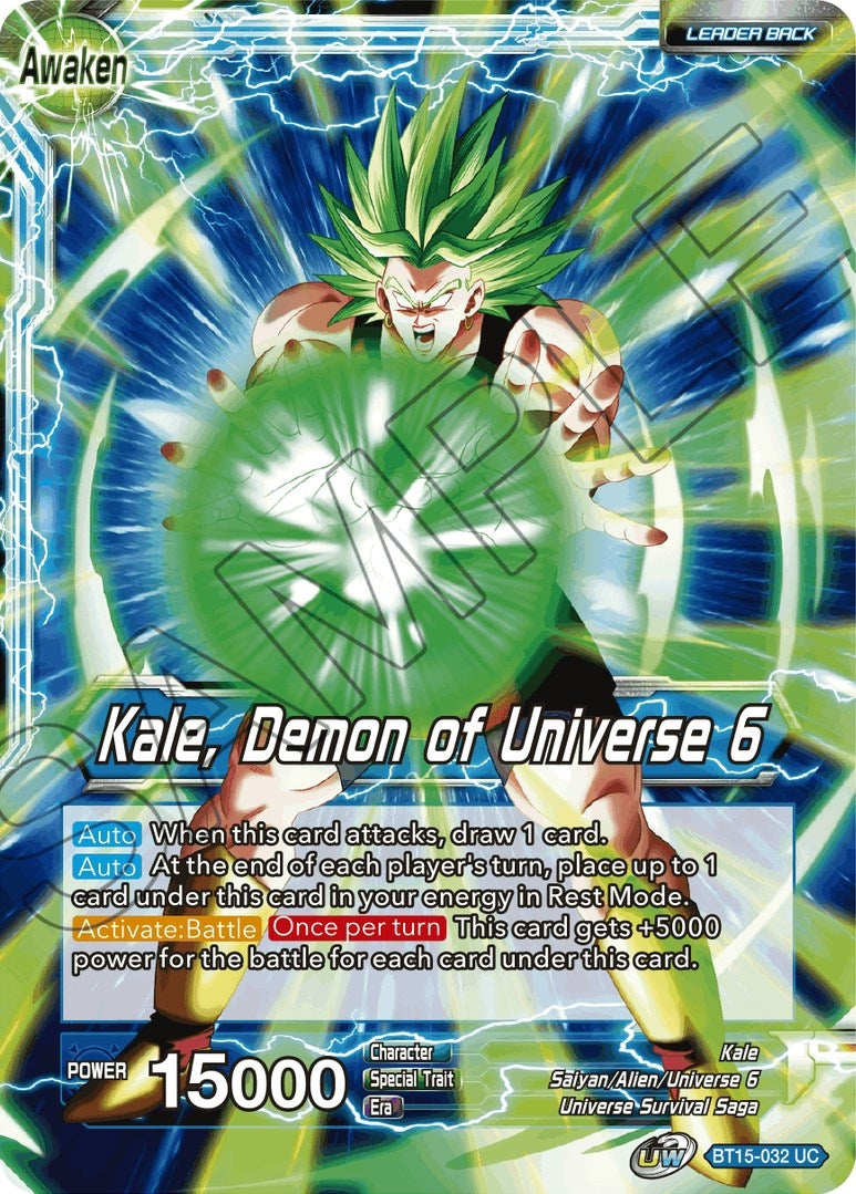 Image for Kale // Kale, Demon of Universe 6 - Dragon Ball Super: Masters