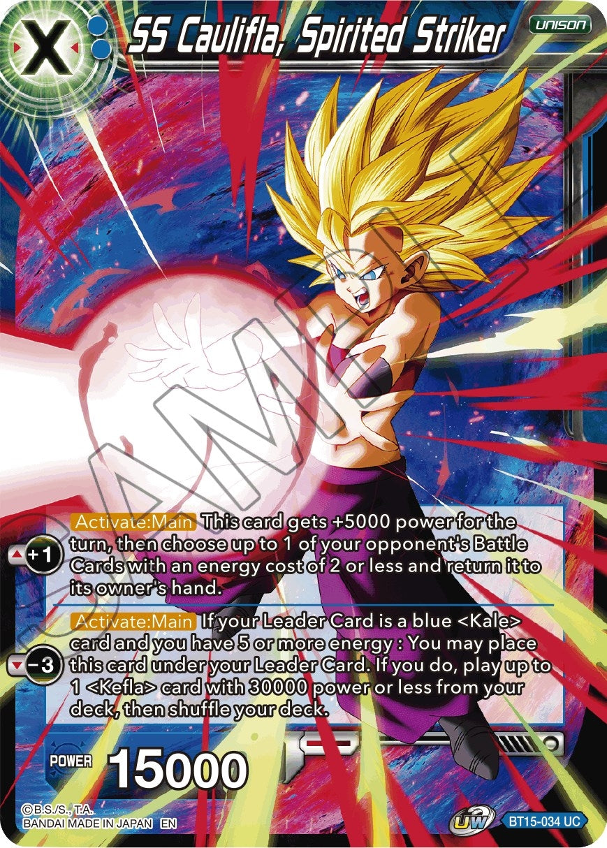 Image for SS Caulifla, Spirited Striker - Dragon Ball Super: Masters
