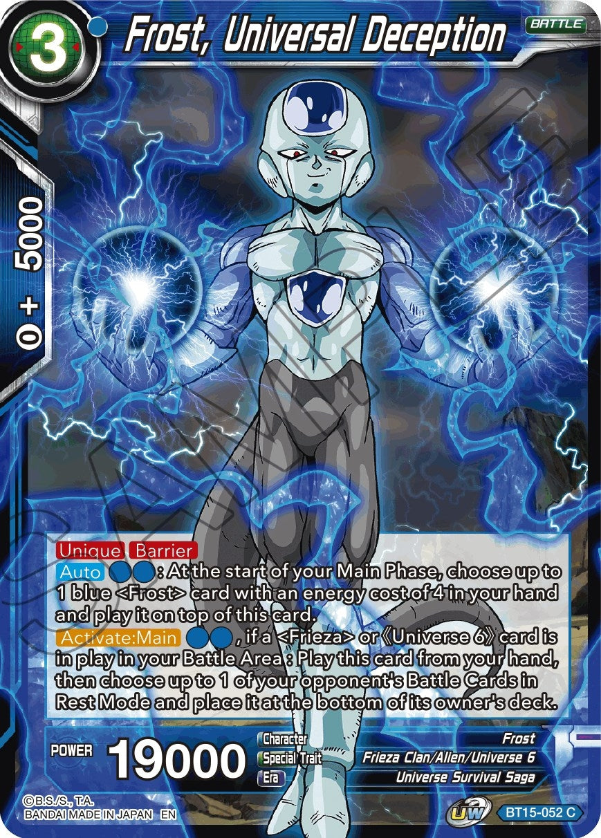 Image for Frost, Universal Deception - Dragon Ball Super: Masters