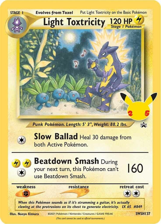 Image for Light Toxtricity - SWSH137 - Pokemon