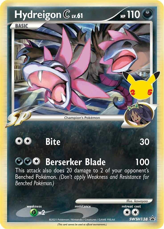 Image for Hydreigon C lv.61 - SWSH138 - Pokemon