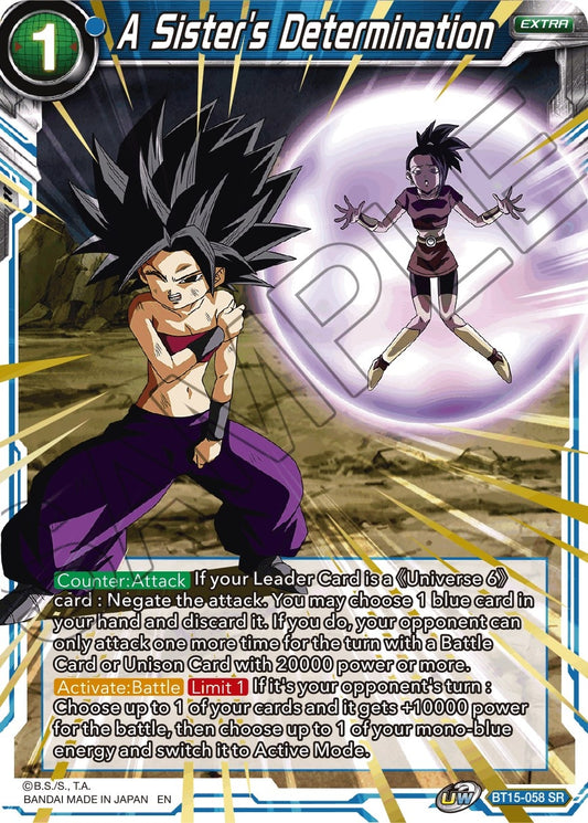 Image for A Sister's Determination - Dragon Ball Super: Masters