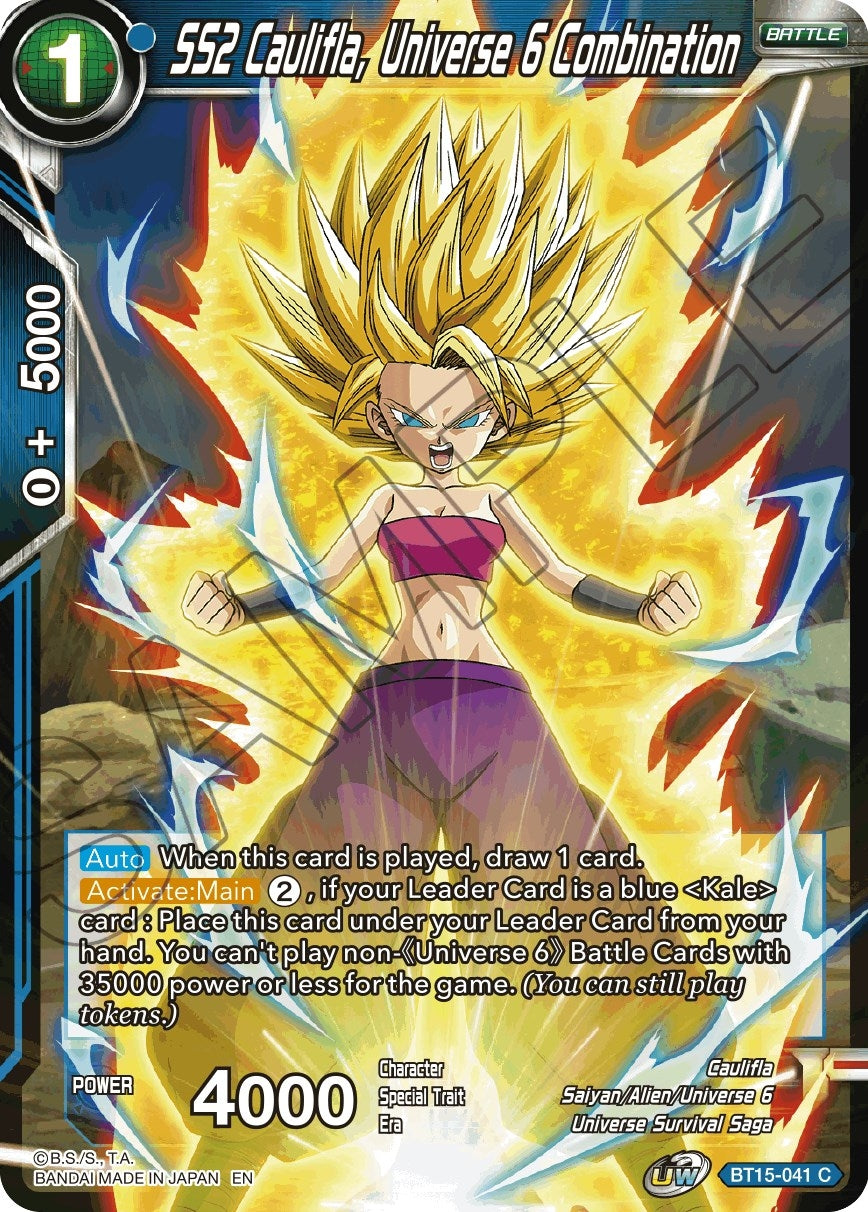 Image for SS2 Caulifla, Universe 6 Combination - Dragon Ball Super: Masters