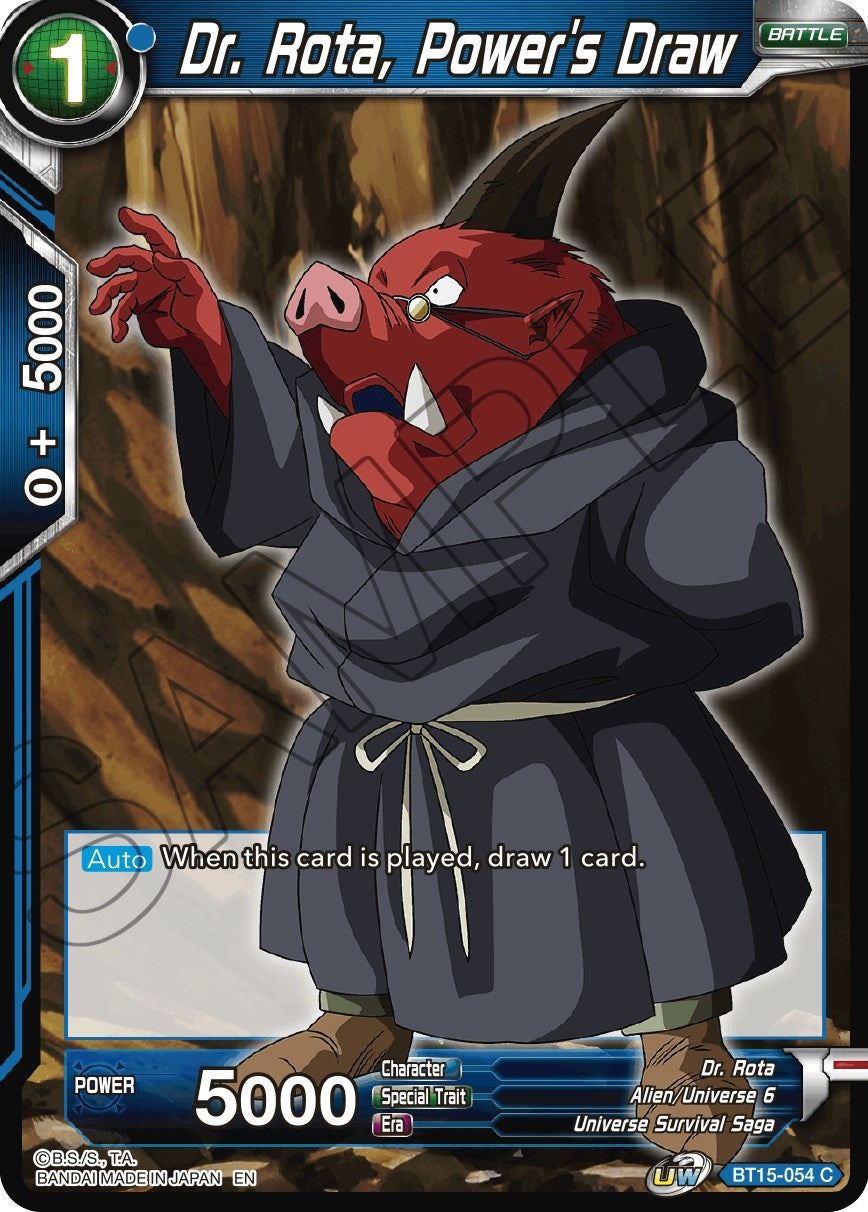 Image for Dr. Rota, Power's Draw - Dragon Ball Super: Masters
