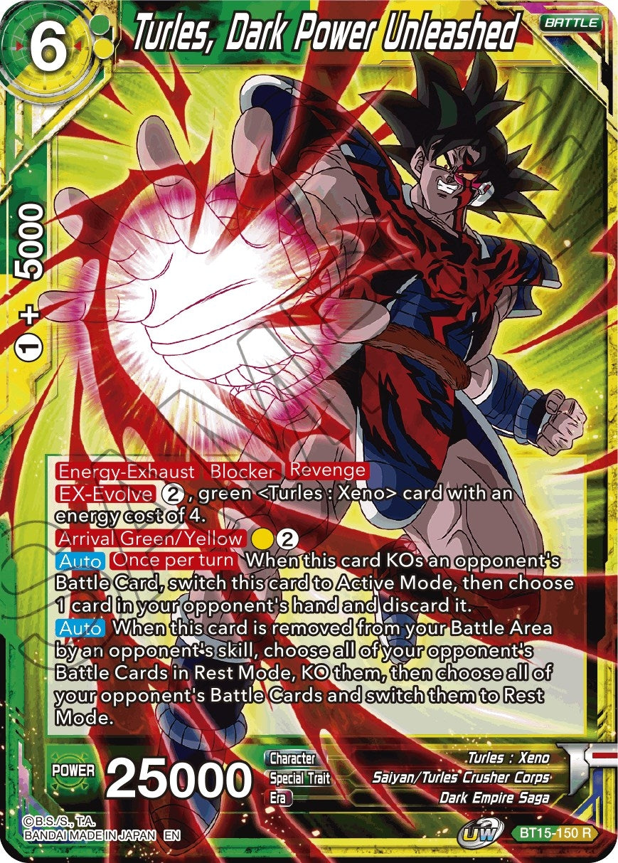 Image for Turles, Dark Power Unleashed - Dragon Ball Super: Masters