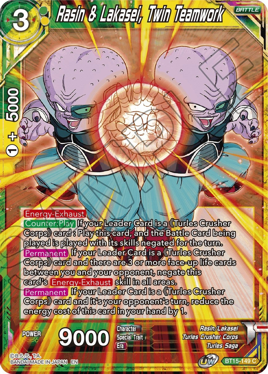 Image for Rasin & Lakasei, Twin Teamwork - Dragon Ball Super: Masters