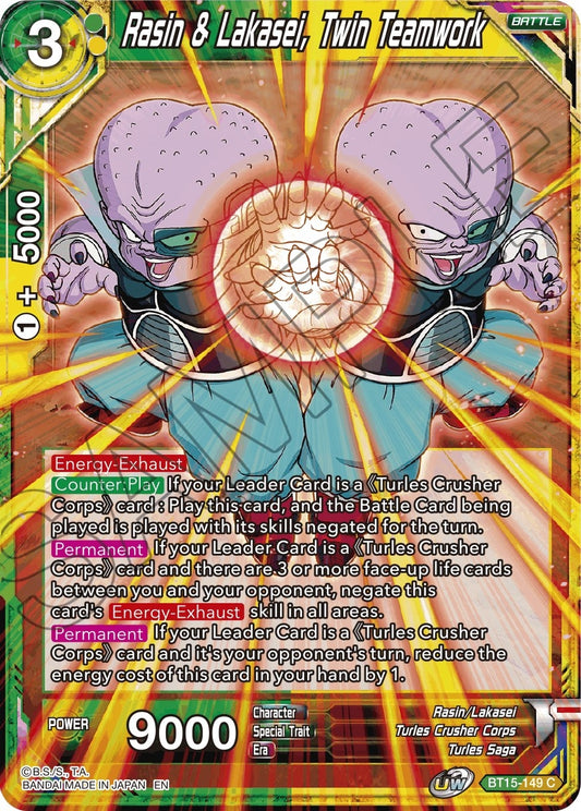 Image for Rasin & Lakasei, Twin Teamwork - Dragon Ball Super: Masters