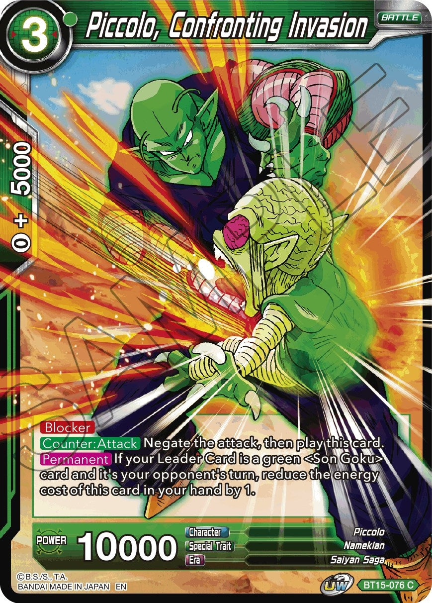 Image for Piccolo, Confronting Invasion - Dragon Ball Super: Masters