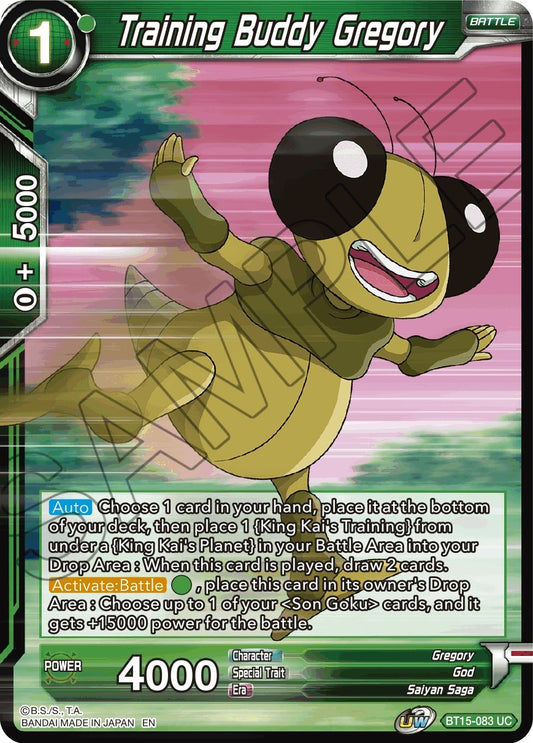 Image for Training Buddy Gregory - Dragon Ball Super: Masters