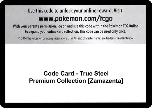 Image for Code Card - True Steel Premium Collection [Zamazenta] - Pokemon