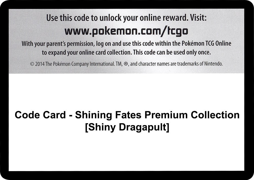 Image for Code Card - Shining Fates Premium Collection [Shiny Dragapult] - Pokemon