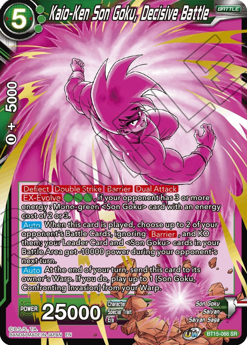 Image for Kaio-Ken Son Goku, Decisive Battle - Dragon Ball Super: Masters
