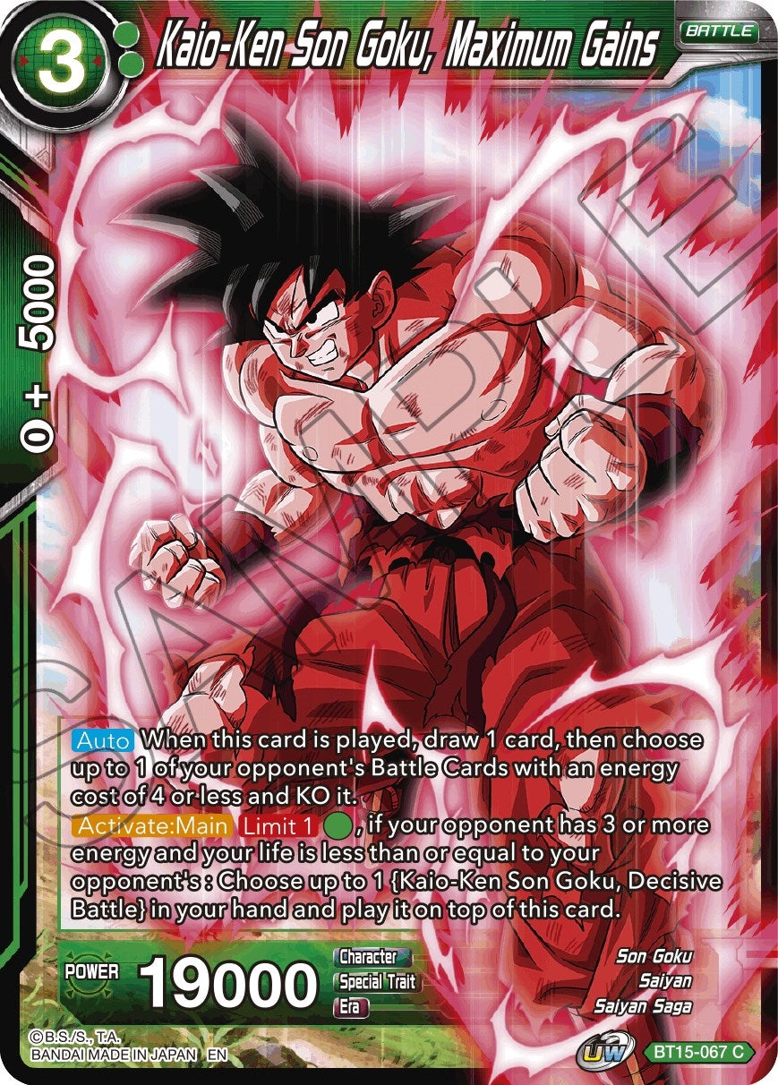 Image for Kaio-Ken Son Goku, Maximum Gains - Dragon Ball Super: Masters
