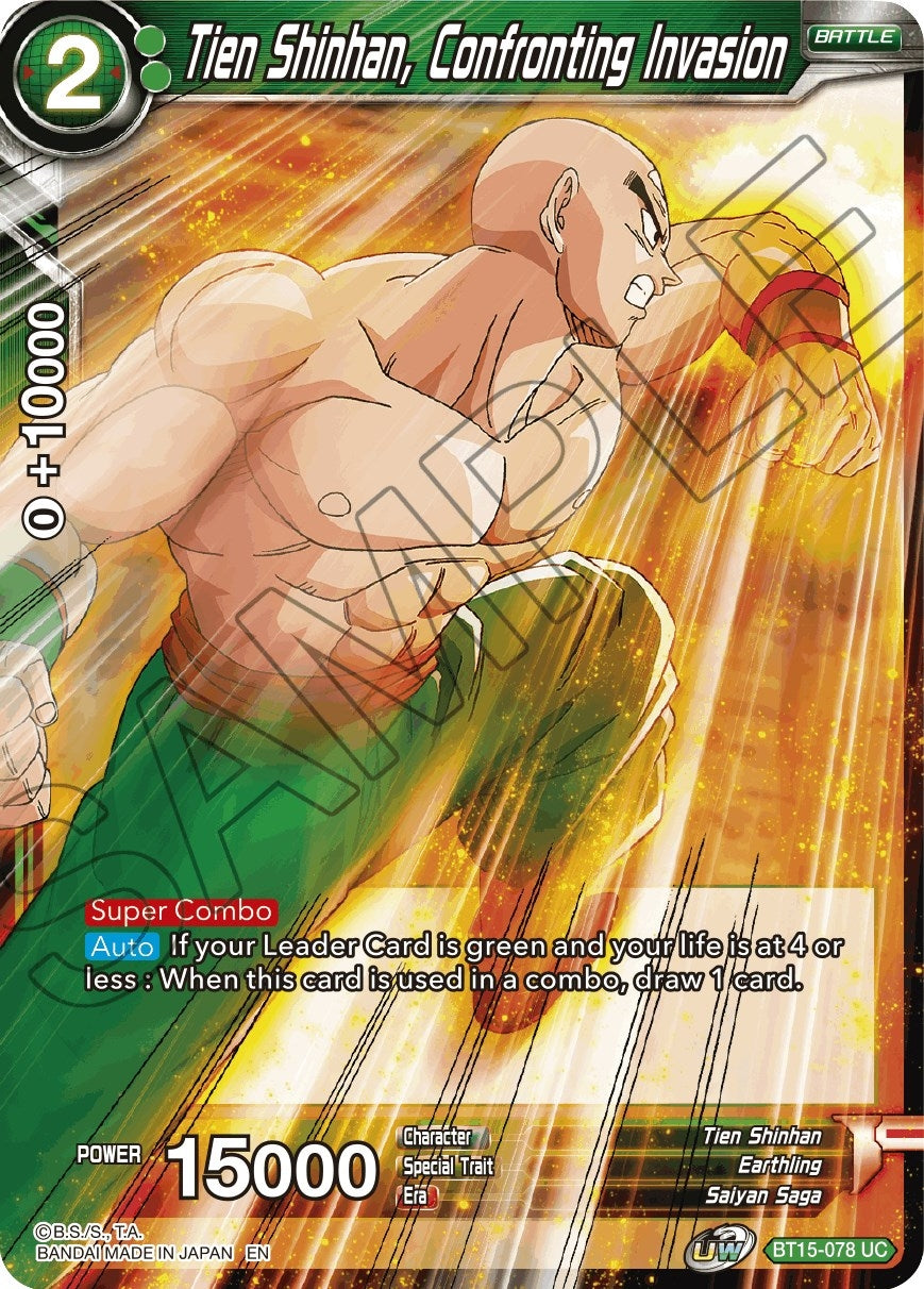Image for Tien Shinhan, Confronting Invasion - Dragon Ball Super: Masters