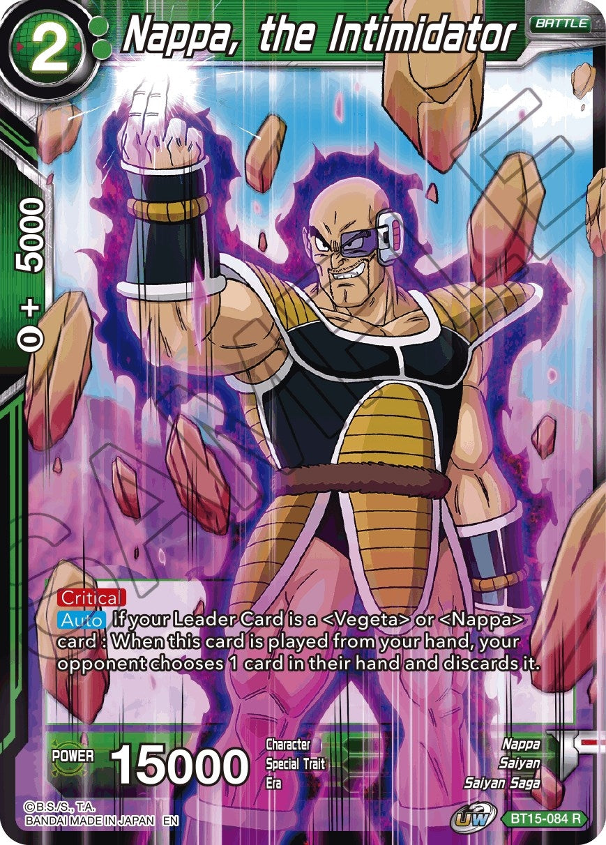 Image for Nappa, the Intimidator - Dragon Ball Super: Masters