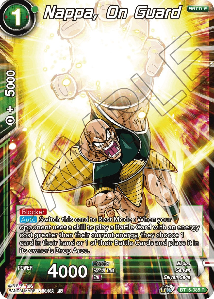 Image for Nappa, on Guard - Dragon Ball Super: Masters