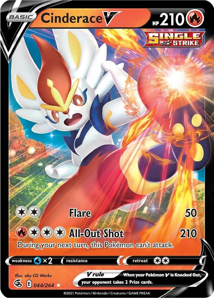 Image for Cinderace V (44) - Pokemon