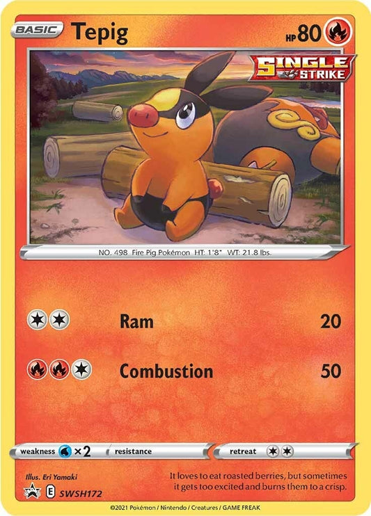 Image for Tepig - SWSH172 - Pokemon