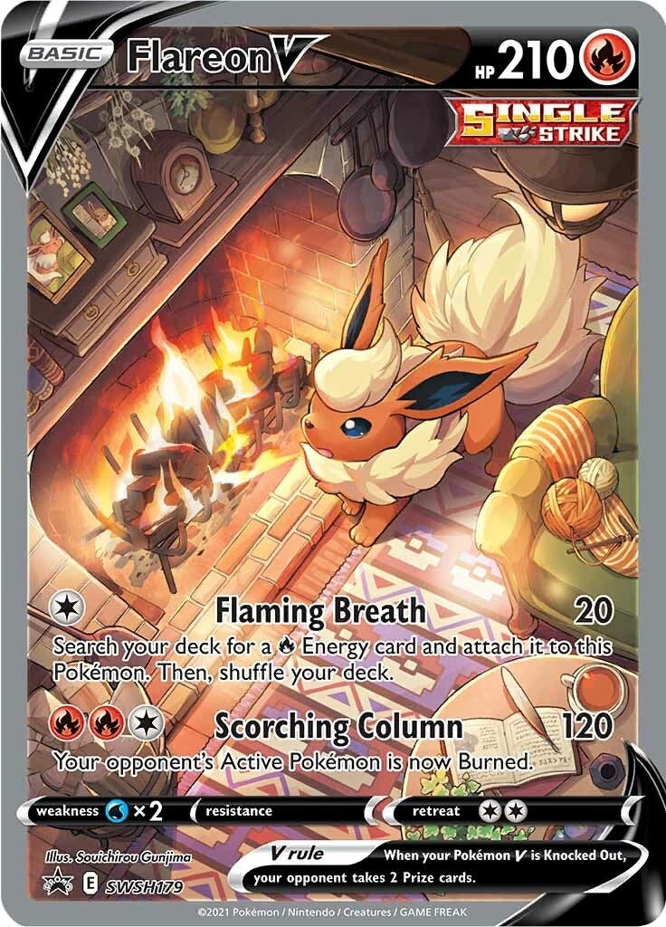 Image for Flareon V - SWSH179 - Pokemon